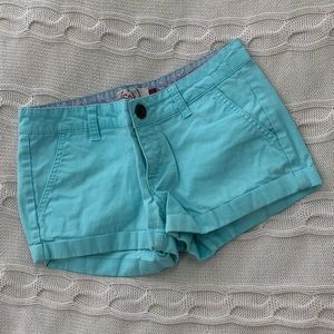 Mint Twill Shorts